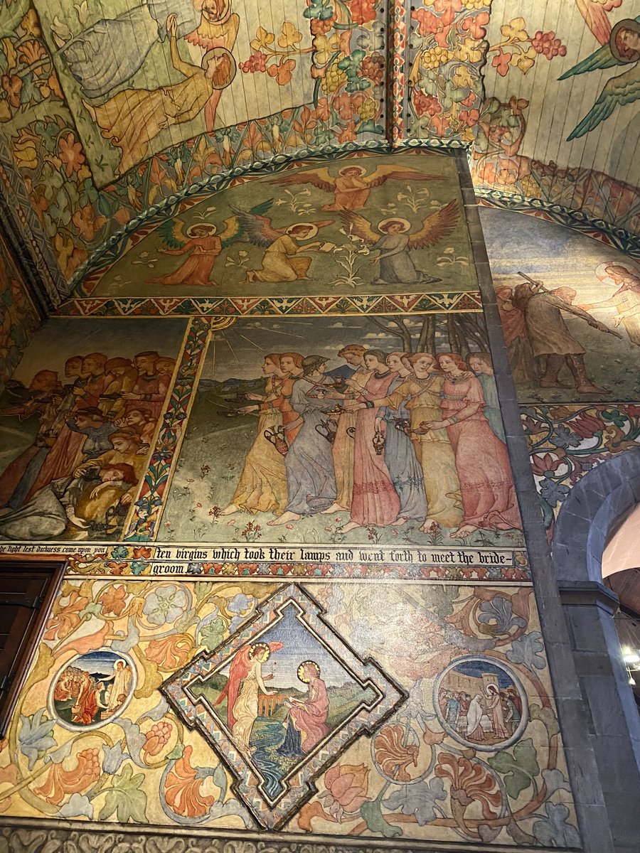 sarahjbingham's tweet photo. Mansfield Traquair is open today 1030-1230. Free. You can see Phoebe Anna Traquair’s beautiful murals. #freefringe #edinburgh #art https://t.co/dQ0NdqlNrD