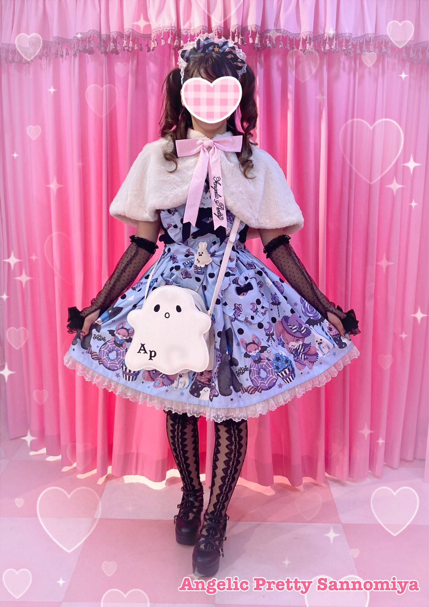 angelic pretty ファーケープ ピンク 初期 angelicpretty ピンク