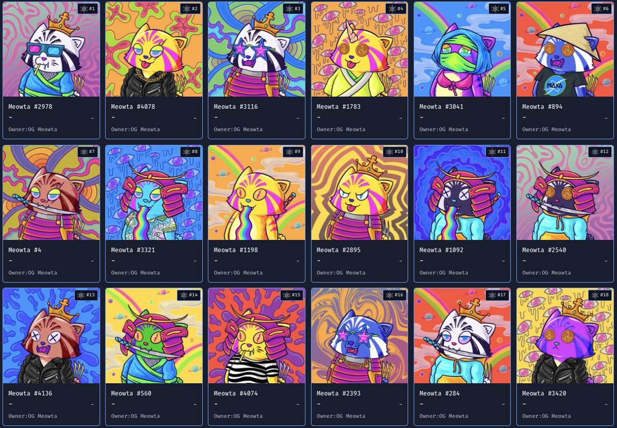 🚀 Big News, Meowta Fans! 🚀

Meowta is making the leap to EVM! 🎉 
Once you send your Meowta from L1 to EVM, you’ll unlock an exciting new migration option. This will allow you to mint new NFT in a purr-fectly combined collection of Ninja Cats and Ninja Cats Promo.