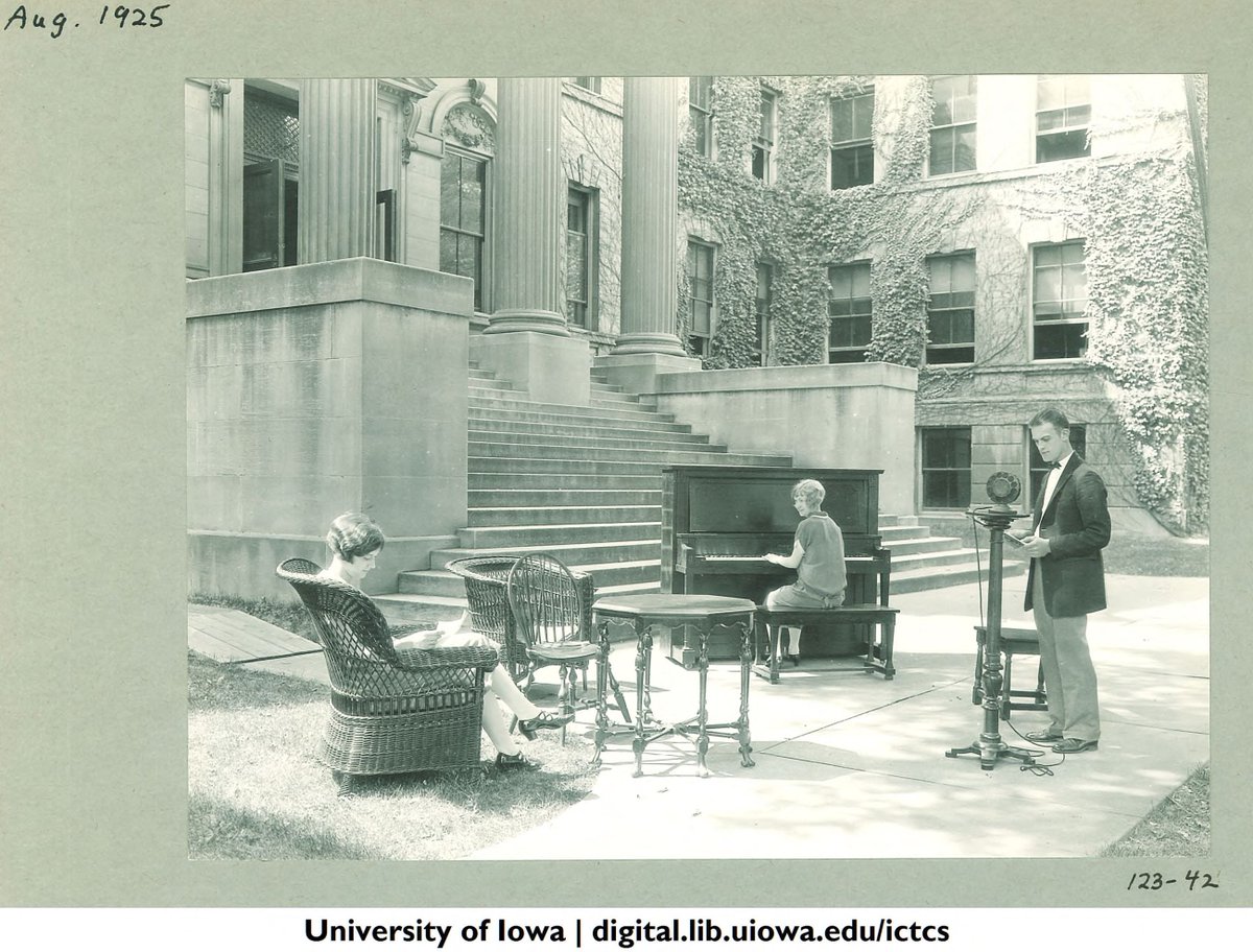 The Studio at UIowa (@thestudio_ui) on Twitter photo #FlashbackFriday to a live WSUI radio broadcast from <a href="/uiowa/">University of Iowa</a>'s Pentacrest in 1925. bit.ly/4dq1Vau #FlashbackFriday to a live WSUI radio broadcast from <a href="/uiowa/">University of Iowa</a>'s Pentacrest in 1925. bit.ly/4dq1Vau
