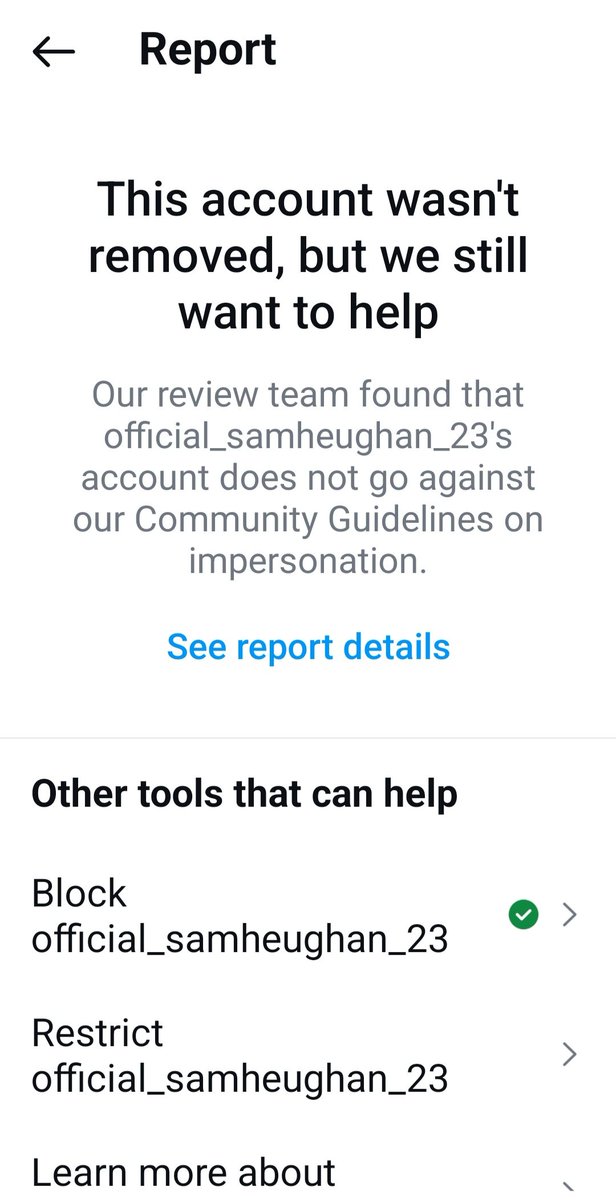 joshinandita's tweet photo. The fake Sam Heughans on IG are out in force lately. Much worse in last couple of weeks. I have been reporting & blocking a dozen or more a day! Well, apparently IG doesn't think these fakes are violating their rules!😲 Getting this msg a lot! Check this out!🤬 WTF?
#ScamNotSam https://t.co/Trlyh9cyi3