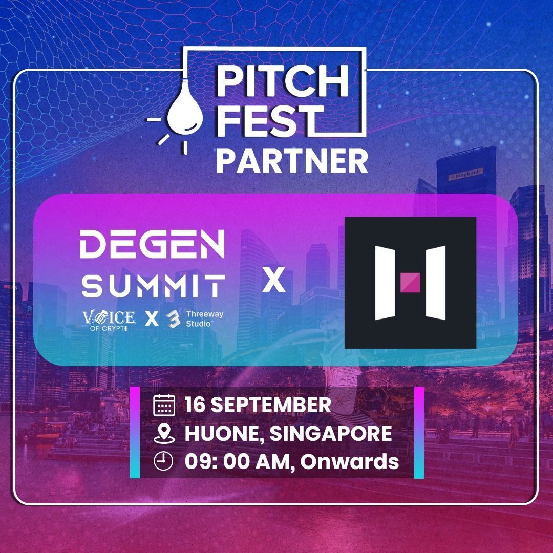DegensummitOg's tweet photo. #DeGenSummit just leveled up! Excited to announce @HashKey_Global as our #VenturePartner. This is Just a beginning 🚀
Book your tickets now: https://t.co/daPyaavRXu 🔥
#DegenSummit2024 #Crypto #Blockchain #CryptoEvents #Web3 https://t.co/JkeZO2qJ7T