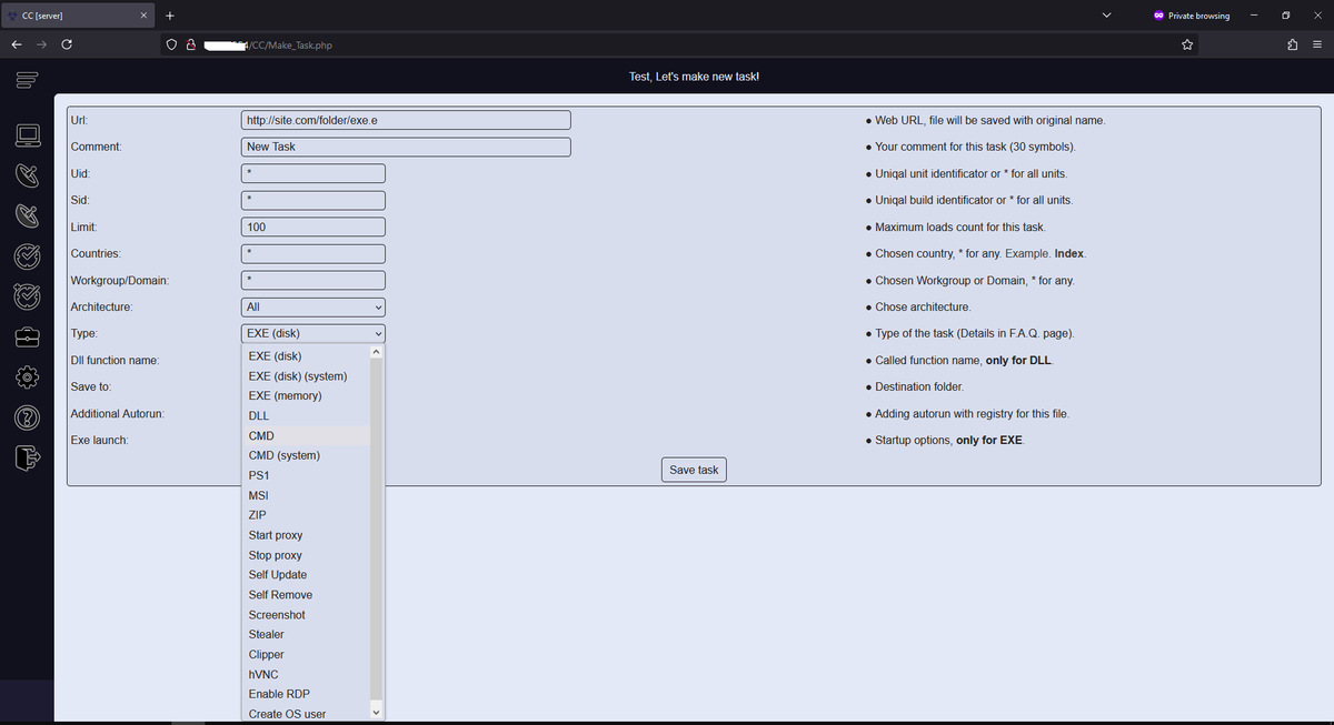 g0njxa's tweet photo. InCrease, developer of #Amadey loader, has decided to share with me some exclusive footage of the upcoming v5 Amadey panel with the new "features, stats and FAQ".

These are currently available to few Amadey beta-testers, release is scheduled to 6th anniversary on October 2024. https://t.co/hq4ewZIYs8