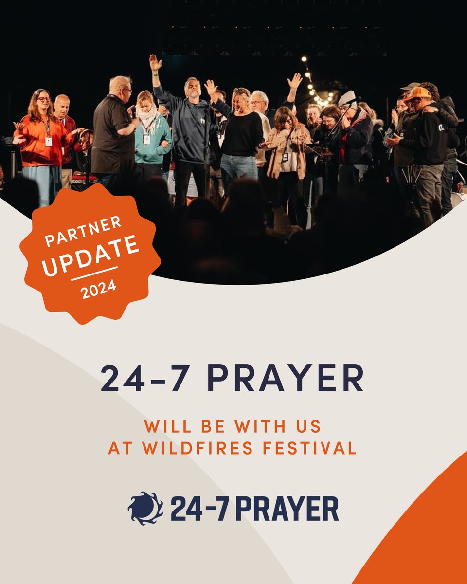 Our good friends at 24-7 Prayer will be with us next week, and they've got SO much going on for you to join in! Come along and see what they're up to next weekend, we can't wait to see you there!🔥