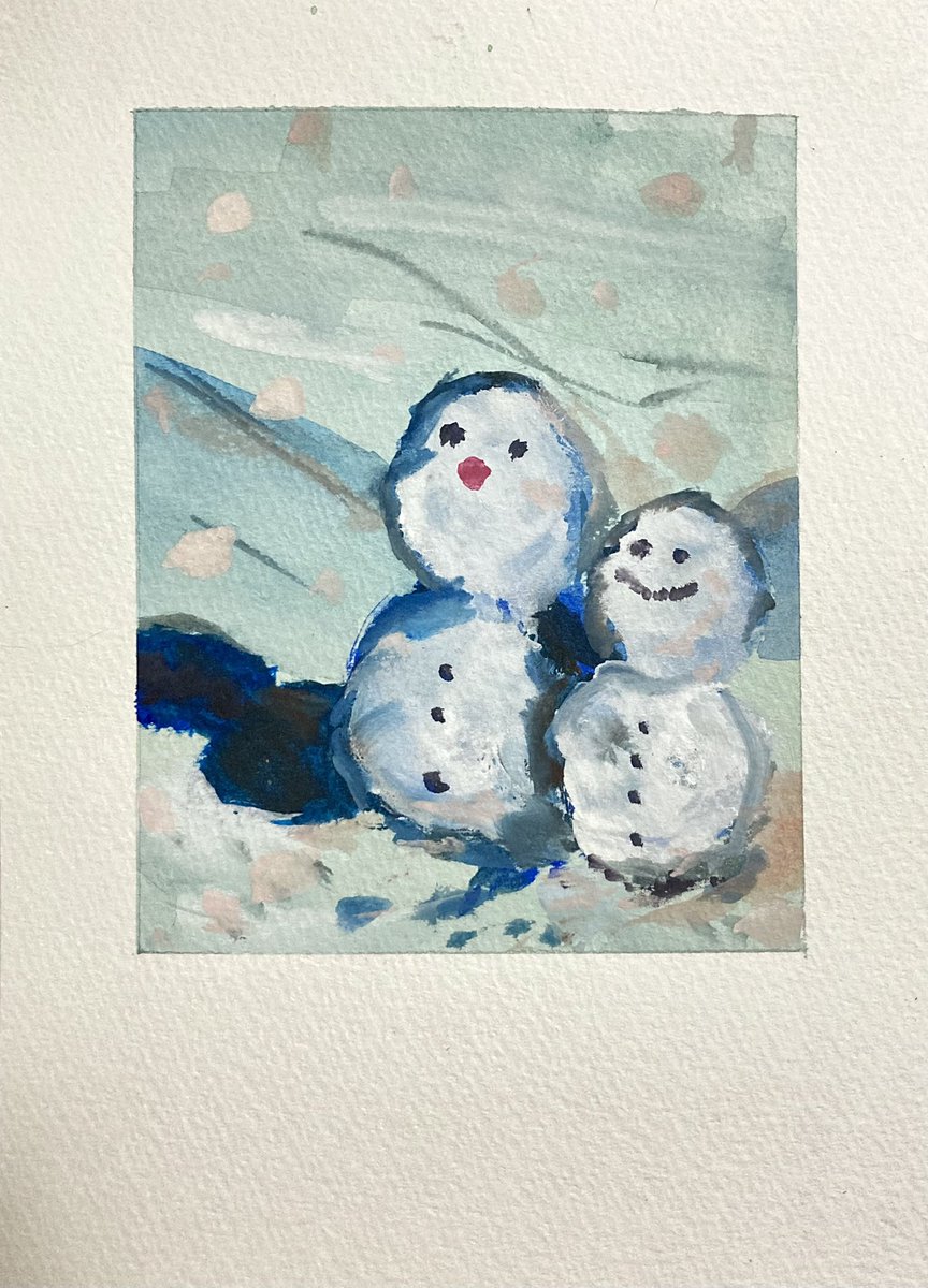 dtr_4_'s tweet photo. 冬を夢見て、夏を乗り越える
#アクリル画 #アクリル絵の具 #Acryl #acrylicpainting #art #artwork #絵描き #絵描きさんと繋がりたい #winterl #雪だるま #snow #みんなで楽しむTwitter展覧会 #絵柄が好みっていう人にフォローされたい https://t.co/1Lxy77q8O3