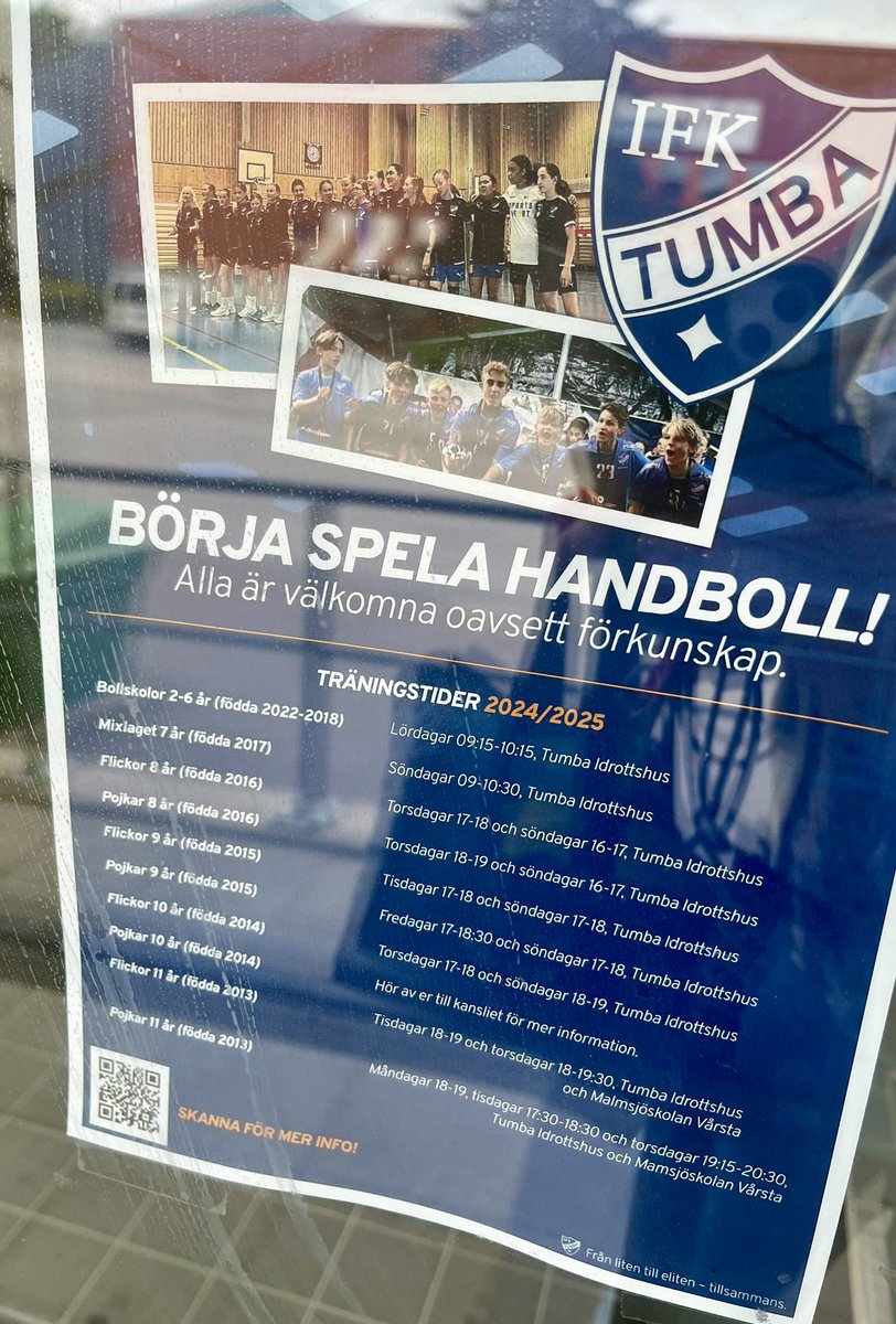 Börja spela handboll! #Botkyrka