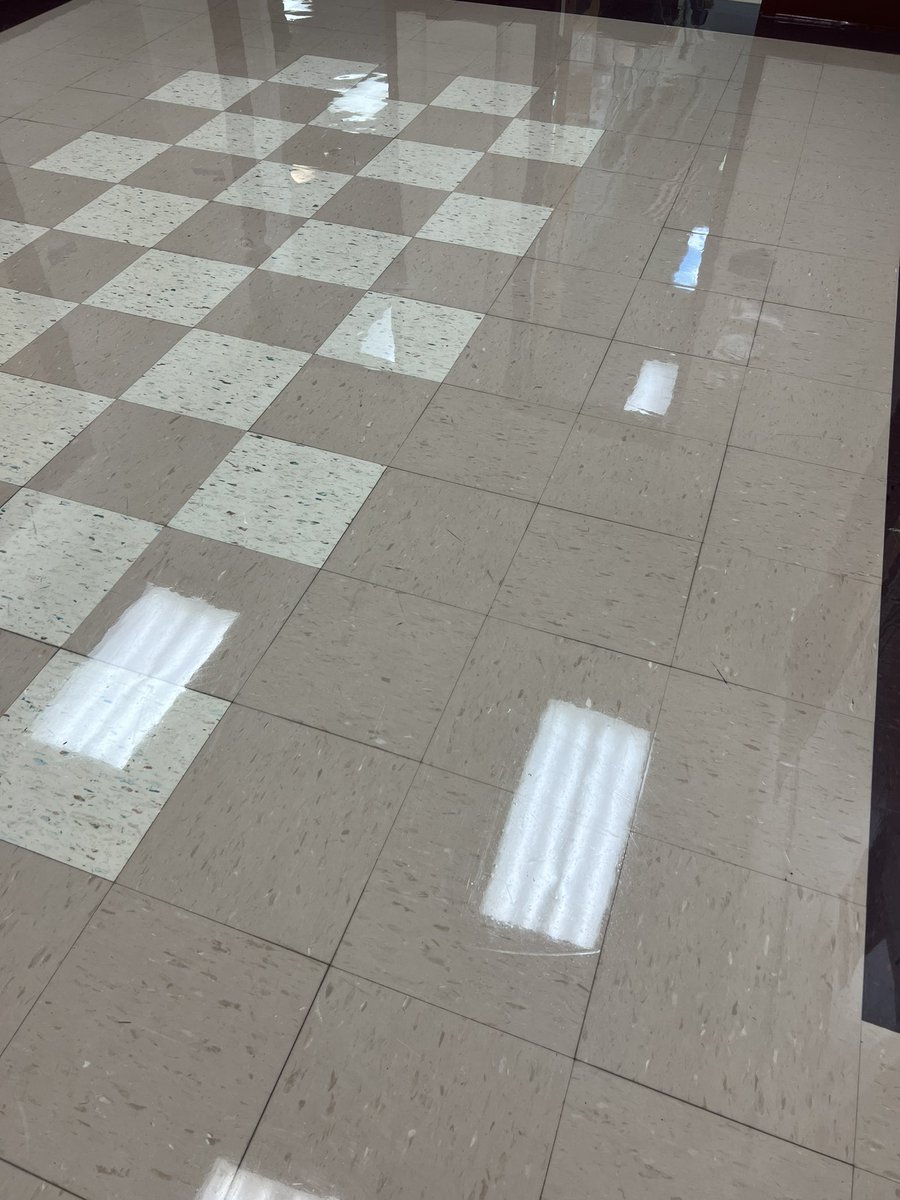The start of the school year means shiny floors like these <a href="/EtowahAllStars/">Etowah Elementary </a>! It takes a lot of great people to keep <a href="/HCPSNC/">Henderson County Public Schools</a> rolling! I want to thank our custodial &amp; maintenance pros for keeping our facilities in tip top shape!