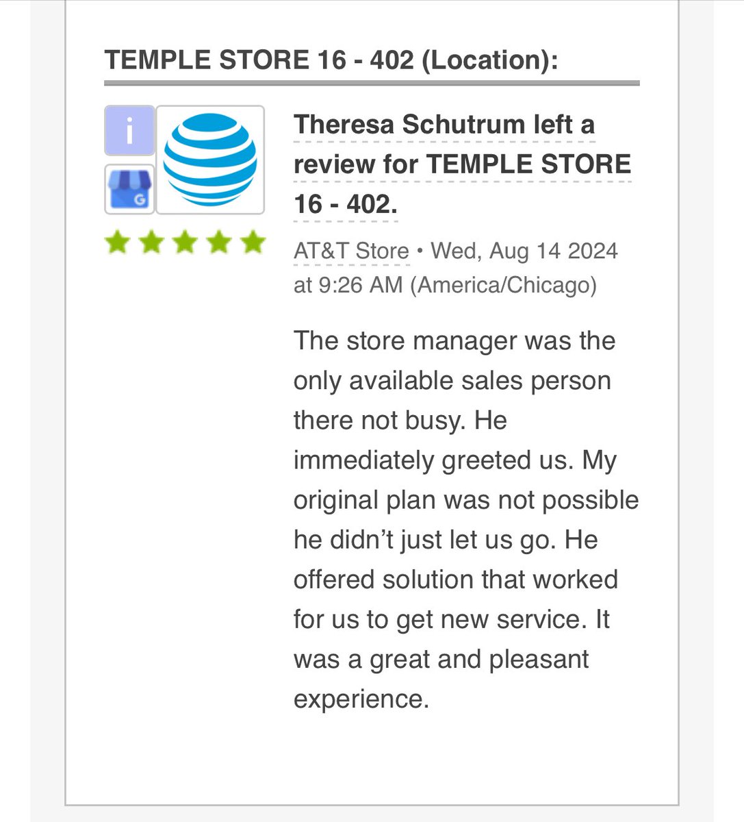 This right here made these long days worth it and it is what’s it’s all about 😃 #att #ntxmarket #leaderslead <a href="/ATT/">AT&T</a> <a href="/NTX_Market/">The NTX Market</a>