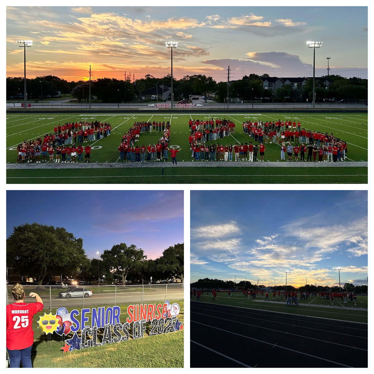 It was a great start to the morning! I’m looking forward to working with the <a href="/DHS_Vikings/">Dulles High School</a> class of 2025! #LetsSetSail #seniorsunrise