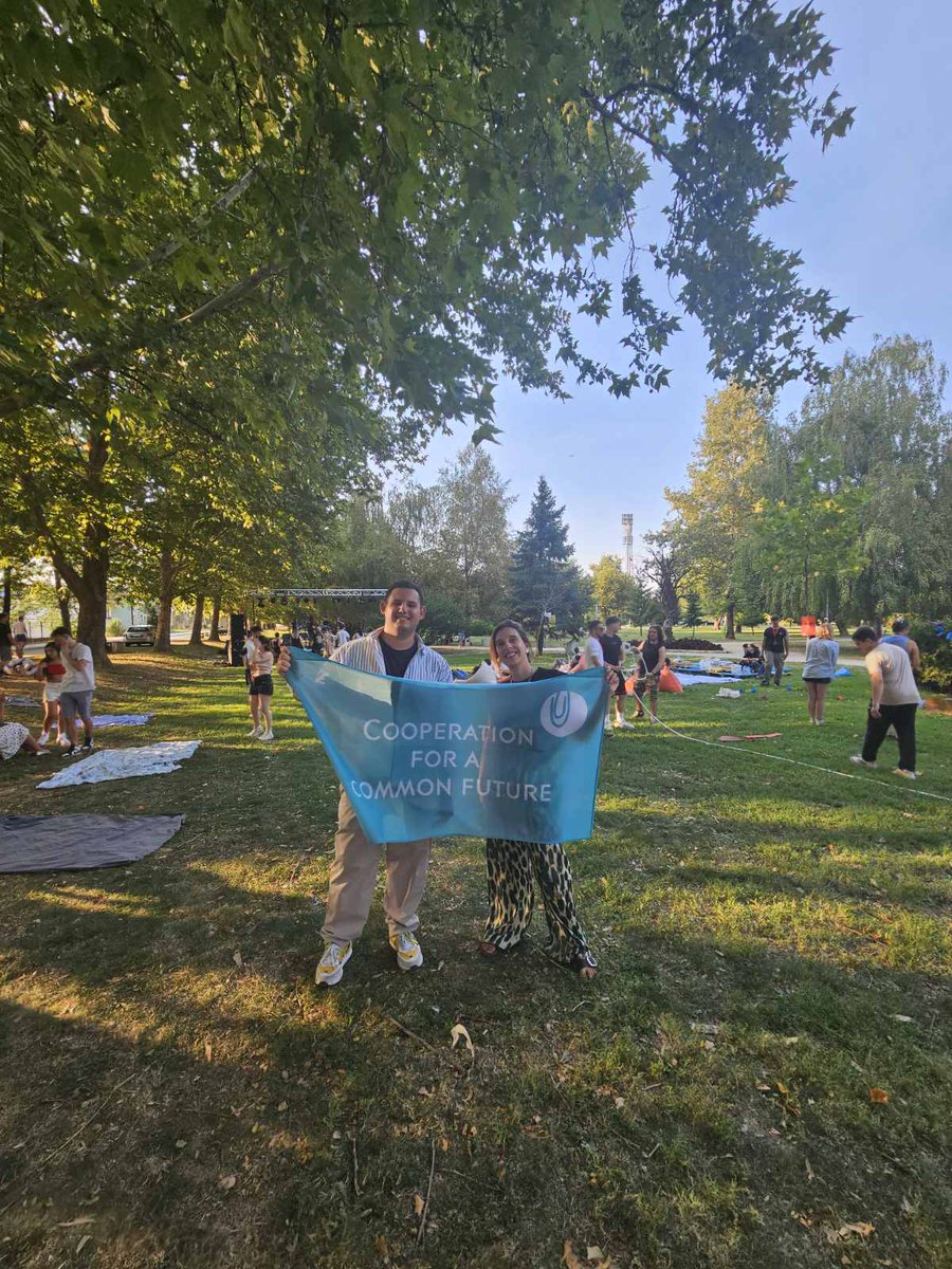 CooperationFor's tweet photo. It's always a great moment to highlight the importance of #ExperiencingCooperation between young people from North Macedonia and Greece ! This year’s International Youth Day was a perfect occasion to celebrate the success of yout collaboration. NOVUS thx for the invitation! https://t.co/VklYzp3j5r