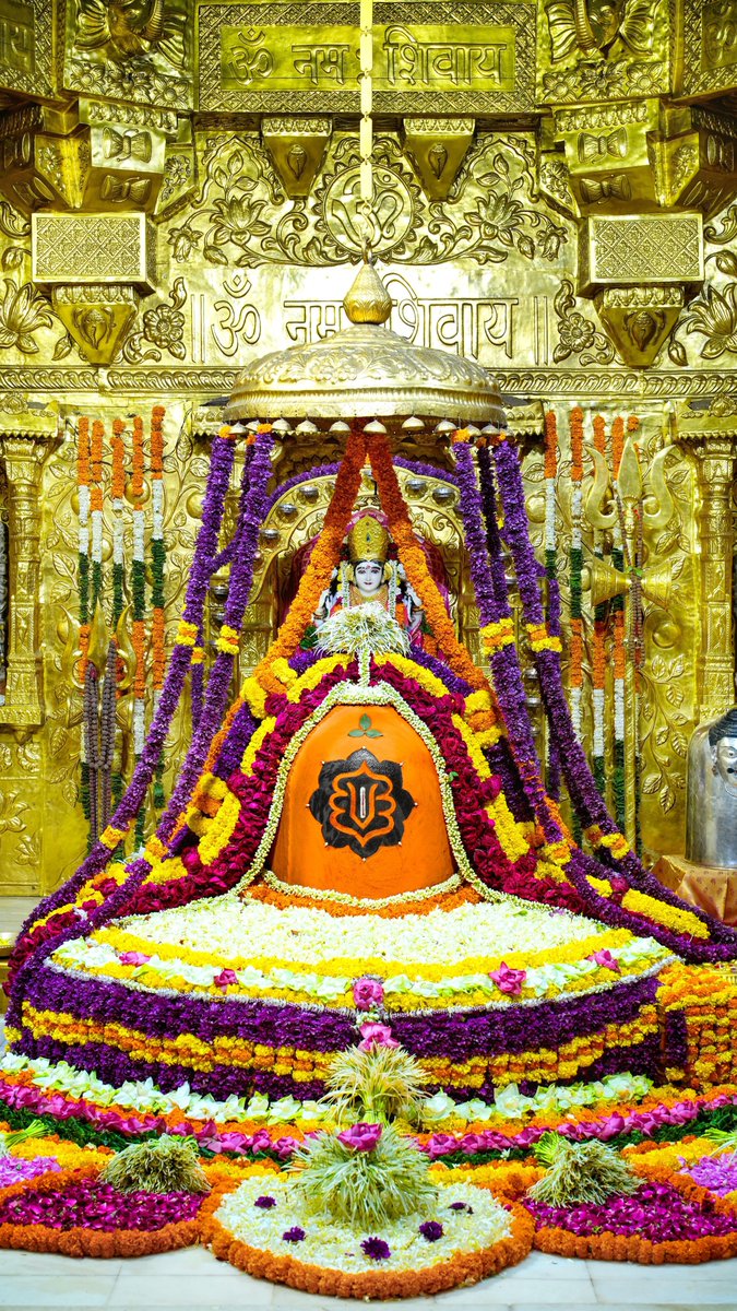 श्री सोमनाथ ज्योतिर्लिंग जी के आज के संध्या शृंगार आरती दर्शन 16.08.2024