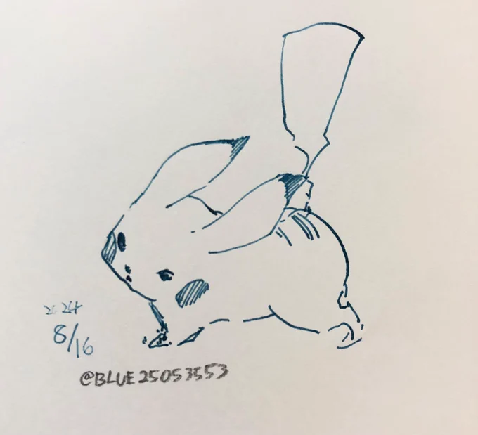 ポケモン
どうせだから秘蔵で描いてたものも。特に載せるもんとしては描いていなかった。 