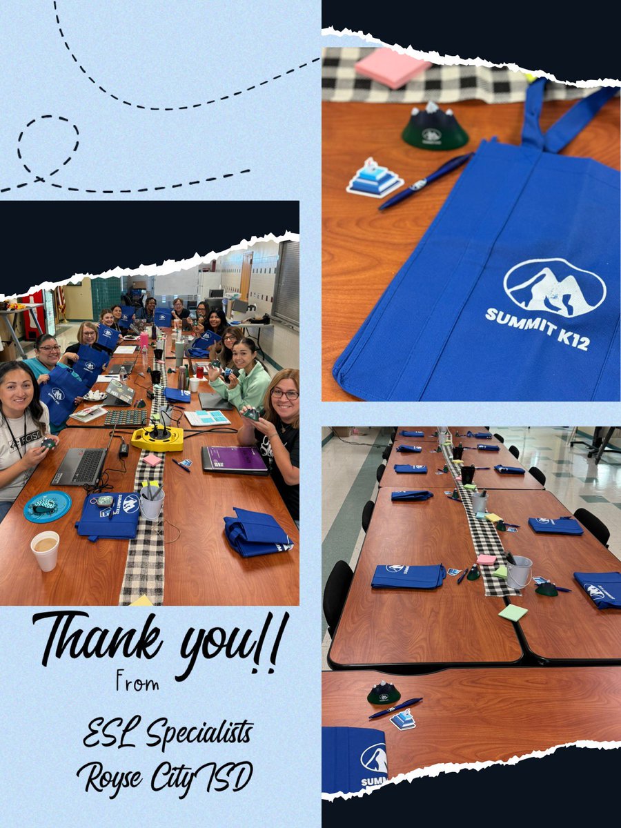 Shout out to <a href="/summit_k12/">SummitK12</a> for the goodies for our team. <a href="/RC_BilingualESL/">RCISD Multilingual Services</a>