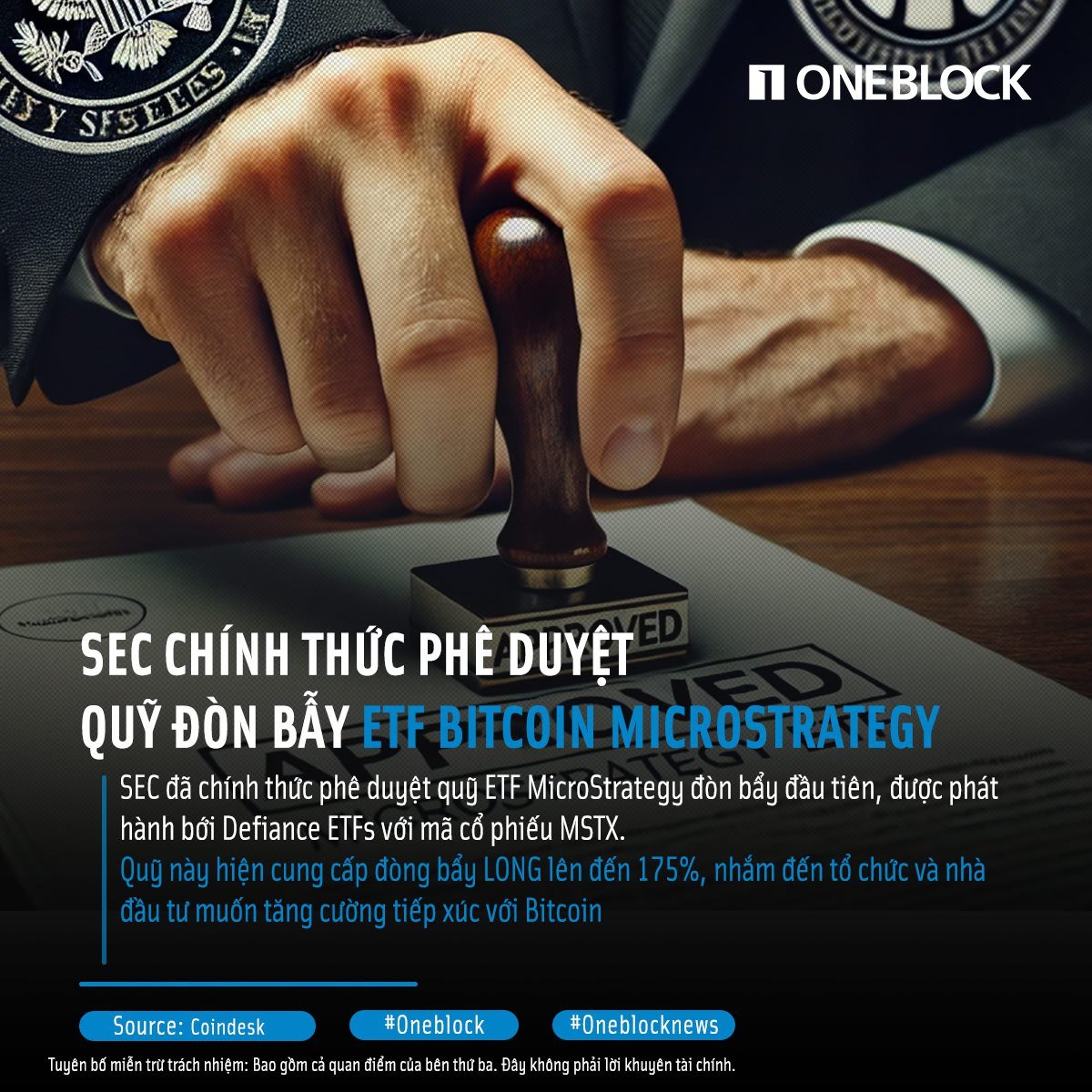 oneblockvn's tweet photo. ETF với đòn bẩy mới này có thể giúp thu hút sự quan tâm đáng kể nhờ vào hiệu suát giá hấp dẫn của cổ phiếu MicroStrategy. Trong 6 tháng gần đây, cổ phiếu của MicroStrategy đã tăng hơn 70% trong khi BTC chỉ đạt mức 13%.
Nguồn: Coindesk
#Oneblock #Oneblocknews https://t.co/6AM8rTZZAW
