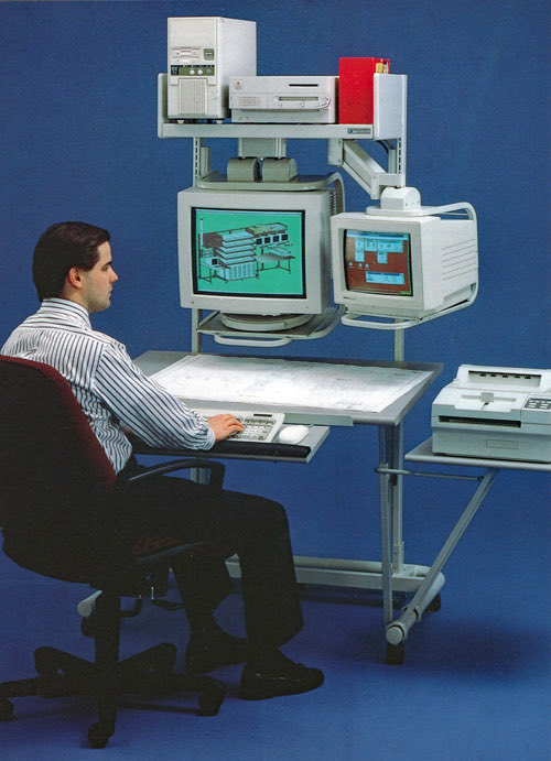 Imagine how cool this setup looked in 1995.