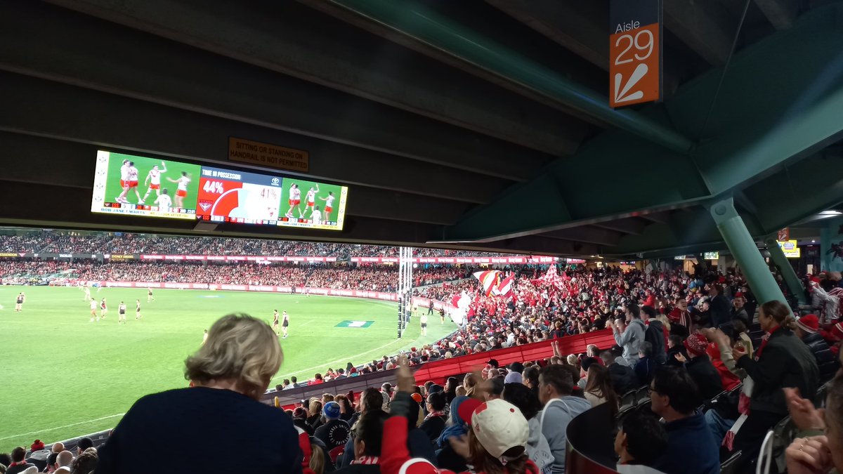 A bit nervous at half time but #Bloods stood up in H2. Good crowd in. #OneTeamTwoTowns