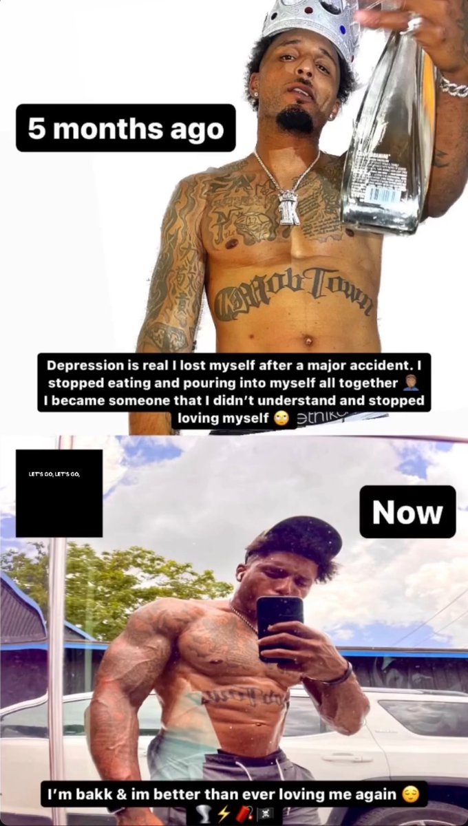 KingRell_1k's tweet photo. Transformation Update : Love yourself enough to heal and restore https://t.co/zzNQnsAa31