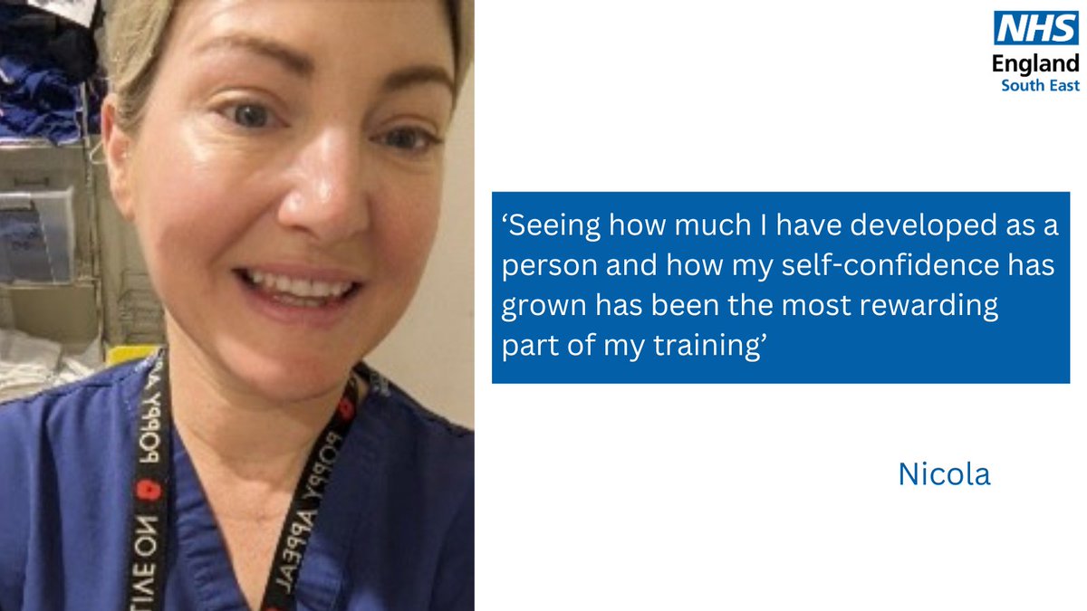 NHSE Workforce, Training and Education β SE (@nhshee_seast) on Twitter photo Nicola is an adult nursing student at <a href="/UoP_Nursing/">University of Portsmouth Nursing</a>.
Nursing degree places are available through #Clearing2024 at a South East university.
Search health careers.
healthcareers.nhs.uk Nicola is an adult nursing student at <a href="/UoP_Nursing/">University of Portsmouth Nursing</a>.
Nursing degree places are available through #Clearing2024 at a South East university.
Search health careers.
healthcareers.nhs.uk