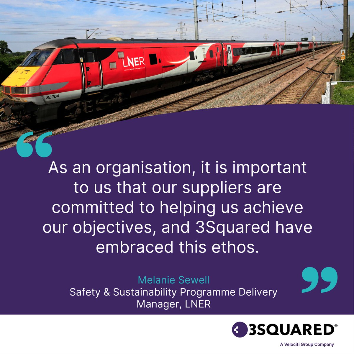 3Squared's tweet image. 🌟Thanks for the kind words, Melanie!🌟

Check out what some of our other valued partners have to say about 3Squared here: ow.ly/yvAb50SG4Yn

#3Squared #MakeChangeWork #RailSoftware #CompetencyManagement #RailSmartEDS