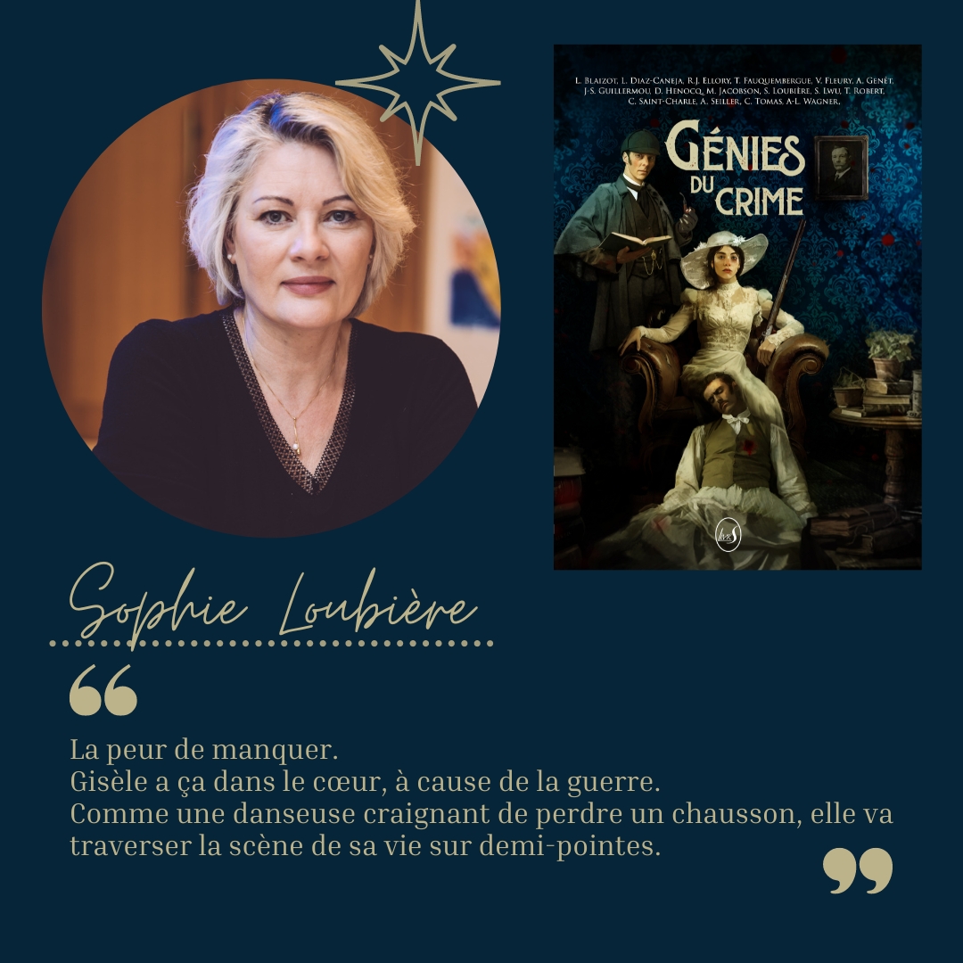 Dernier nom à vous présenter de cette anthologie, et non des moindres : Sophie Loubière nous fait l'immense plaisir de participer à Génies du Crime. Et en bonus, un petit extrait de sa nouvelle.
#sherlockholmes #policier #mystère #crime #étrangegrande #formatcourt