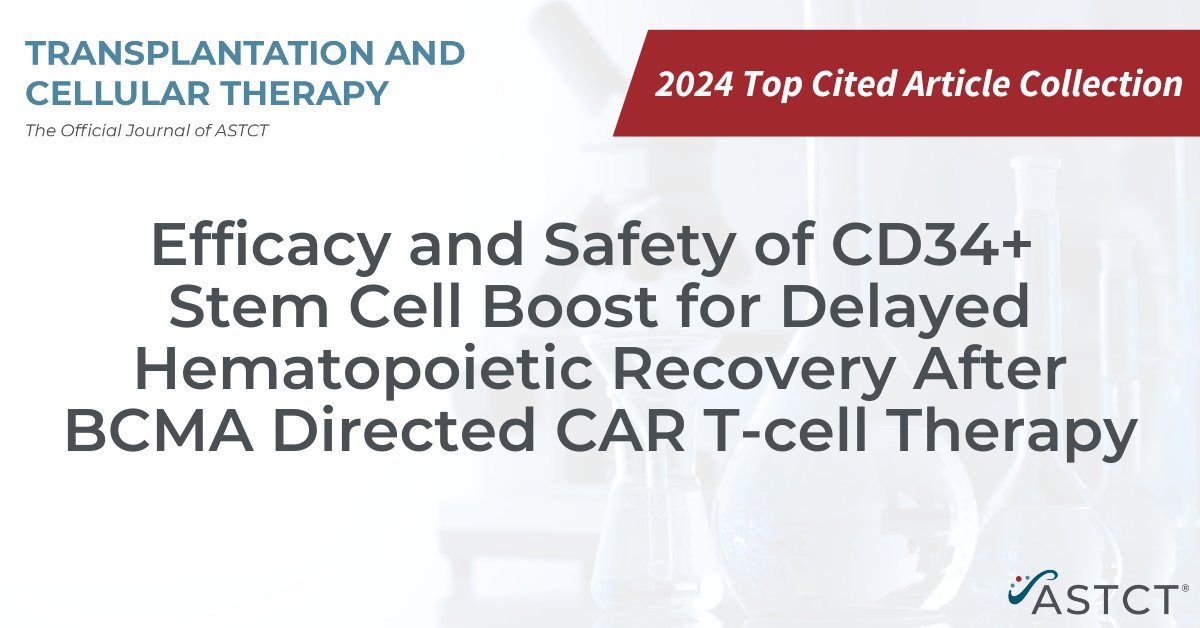 Transplantation and Cellular Therapy Journal tweet media