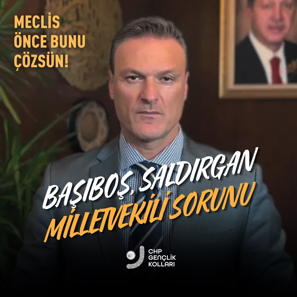 Ülkede saldırgan ve başıboş milletvekili sorunu vardır. Bu vekiller toplatılarak meclis güvenli hale getirilmelidir. Çocuklarımızın geleceği başıboş saldırgan milletvekillerinin saldırılarından arındırılmalıdır.

#BaşıboşMilletvekili
#SaldırganMilletvekili