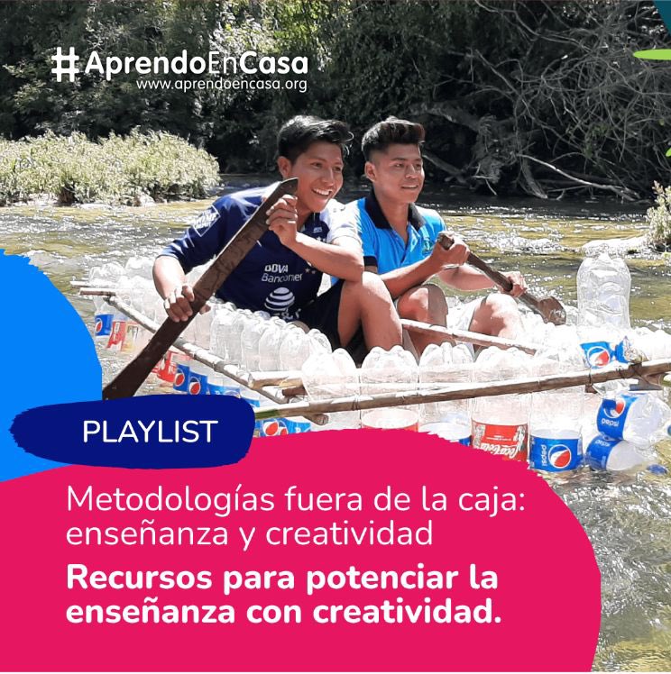 Explora nuevas formas de llevar la creatividad al aula para impulsar la innovación educativa. 🚀 En esta playlist de #AprendoEnCasa, encontrarás recursos pedagógicos diseñados para involucrar a tus estudiantes a través de metodologías creativas. 

aprendoencasa.org/playlist/metod…