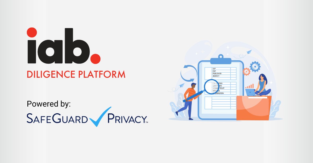 Just launched: the @IAB Diligence Platform powered by <a href="/SafeGuardPrvcy/">SafeGuard Privacy</a>, a go-to solution for third-party #privacy due diligence, available to #brands, #agencies, #adtech firms, #publishers, and platforms. Learn more in the press release: okt.to/E2Tyd4