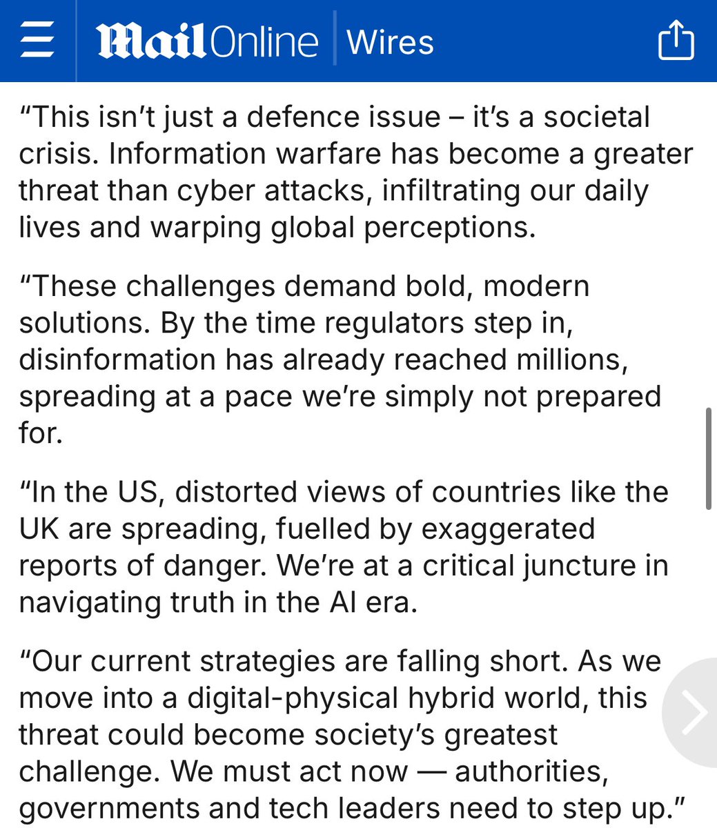 Great to have <a href="/bcs/">BCS, The Chartered Institute for IT</a> fellow, <a href="/UK_Daniel_Card/">mRr3b00t</a> insights around the chaotic Grok update in <a href="/EveningStandard/">nope s</a>, <a href="/MailOnline/">Mail Online</a>, and <a href="/Independent/">The Independent</a> to name but a few titles - thanks to <a href="/PA/">PA Media</a>’s <a href="/MartynLandi/">Martyn Landi</a> for covering!