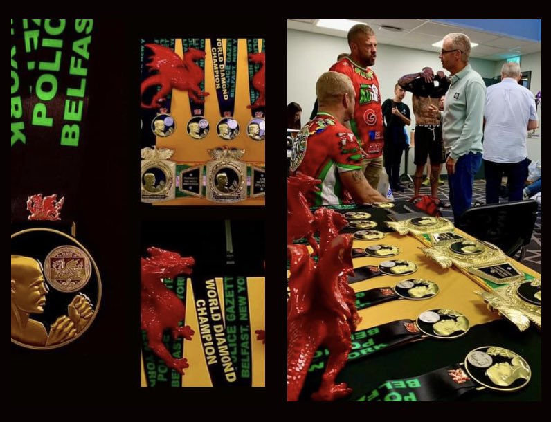 CARDIFF, WALES UK - Official BYB Extreme Fighting Series Weighins complete! 100% made it; professionals as always. TV Weighins this evening!!!! Police Gazette Boxing Corporation’s Historic Awards on the line! #RealSilkRealSterlingRealDiamondsRealHistory <a href="/bkb_official1/">BYBBKB</a> @bybextreme