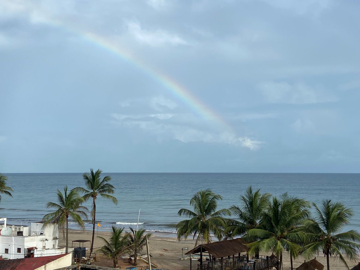 Good morning Gambia! A colorful greeting from the heavens after the rains in the night. The rainy season has its beautiful sides too.