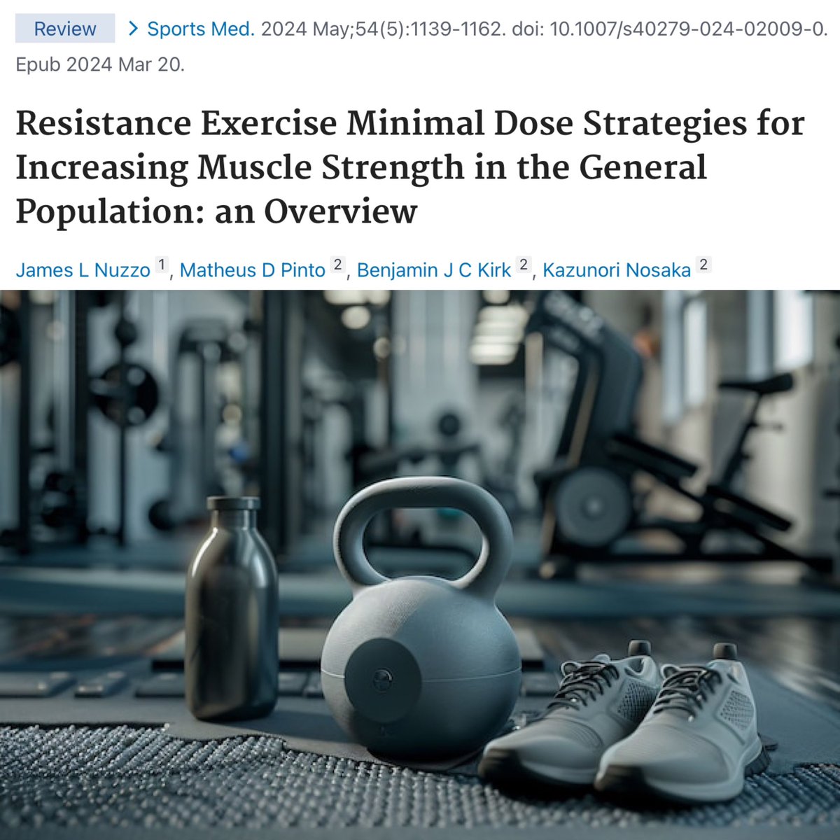 Minimal effective dose for resistance training 🏋️

Individuals who DO NOT resistance train commonly cite a lack of time as a primary barrier ⏰ 

Hence, research has investigated various minimal dosing strategies to minimise time and maximise benefits 🔍

“Weekend Warrior” ⚔️