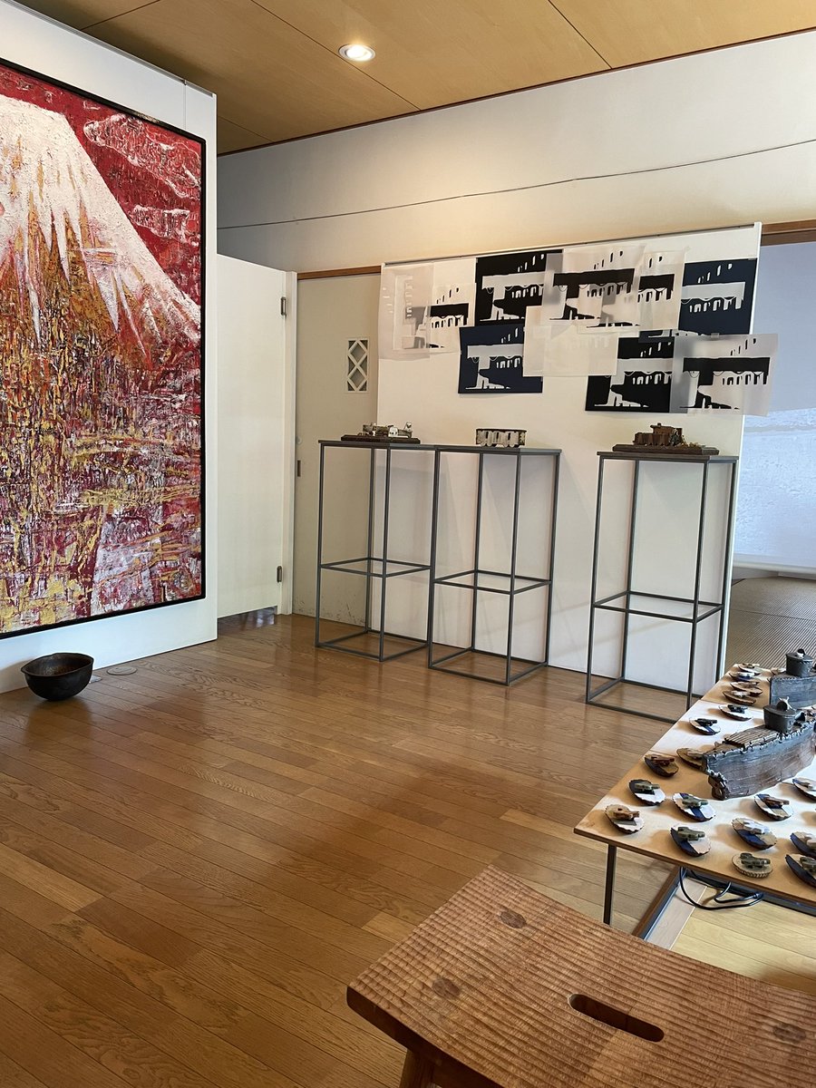 展覧会７日め。東山から。
#陶芸八幡工房
#ハチラボ
#展覧会
#家族展
#京都
#ギャラリー揺