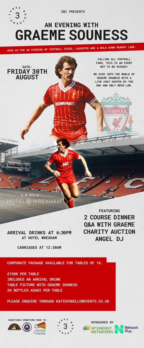 Neil Roberts (@robbowxm) on Twitter photo An amazing Event to support some amazing People & Organisations..❤️🙏 Please contact Katie@Skellonevents.co.uk or myself at neil@3brothersconsultancy.co.uk for more details..🙌🙌 An amazing Event to support some amazing People & Organisations..❤️🙏 Please contact Katie@Skellonevents.co.uk or myself at neil@3brothersconsultancy.co.uk for more details..🙌🙌