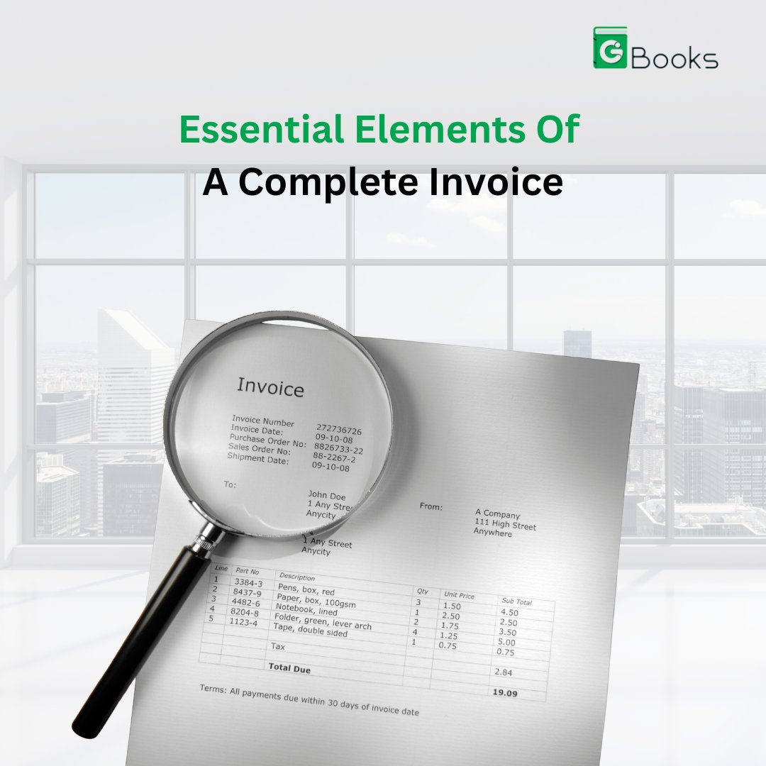 BooksGbooks's tweet image. Essential Elements Of A Complete Invoice 📑 Don&apos;t miss out on including these crucial details on your invoices! 📑 A well-crafted invoice not only ensures smooth transactions but also enhances professionalism.📊
Check us out: shorturl.at/IxWlu
#invoice #invoicetips
