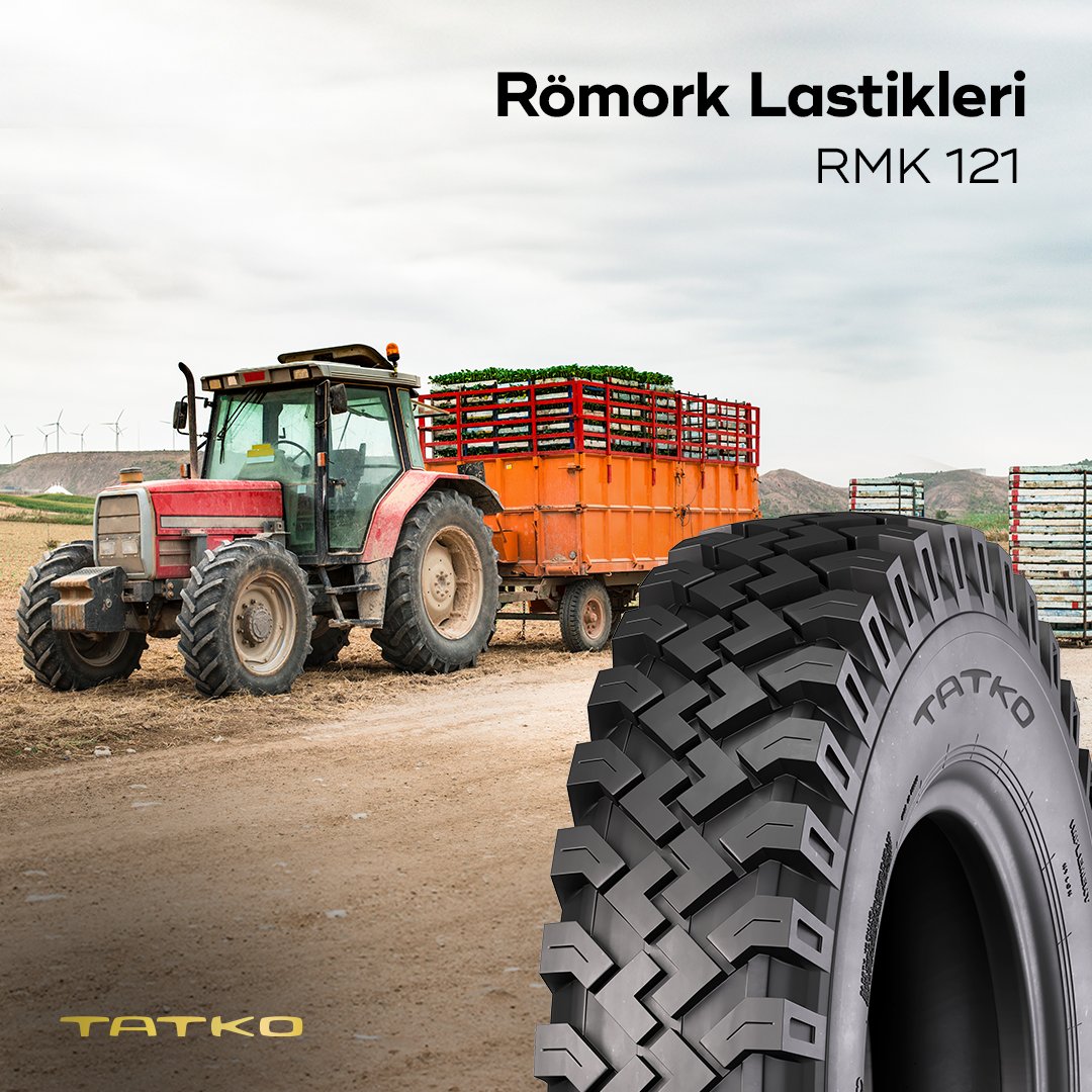 Discover our Bias Flotation Tire RMK-121 that is equipped with grooves for traction and angled shoulders.

Product details in below catalog!
tatkolastik.com/pdf/tatko-agro…

RMK 121 Römork Lastikleri, sırt dizaynı ile zemine düz basmayı sağlar.

Detaylı bilgi
tatkolastik.com/pdf/tatko-yol-…