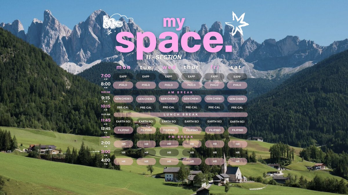 wonrika's tweet photo. 📂 compilation of all my free class schedule templates !

[ CANVA LINKS BELOW TO EDIT ] 
— by @wonrika ೃ༄

(   themes   ) . . .
contains classic/nature template, enhypen-varsity, seventeen, y2k-sporty, etc.

#studytwt , #studytwtph https://t.co/aIX5Aw6LKj