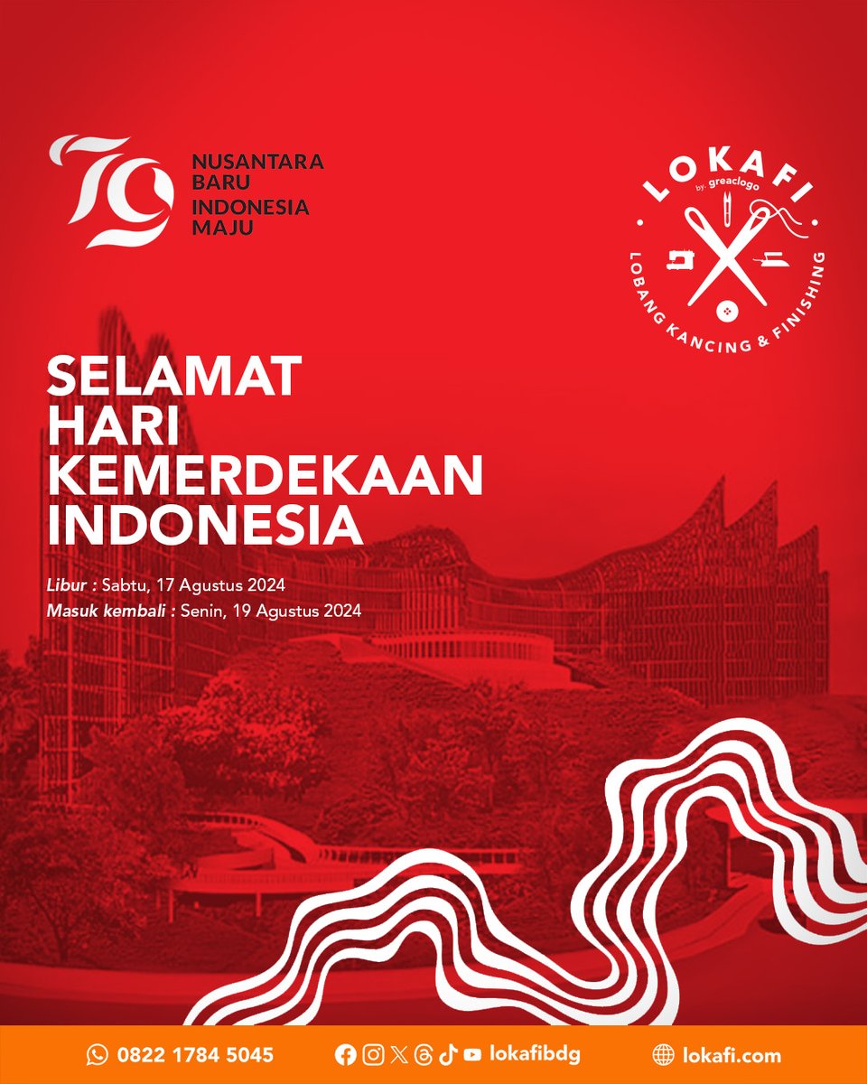 🇮🇩 Selamat Hari Kemerdekaan RI 🇮🇩

Di Umur Kemerdekaan RI yang ke-79, banyak hal baik terjadi. Mari kita terus berjuang dan berkarya bagi Bangsa Kita Indonesia. Merdeka!