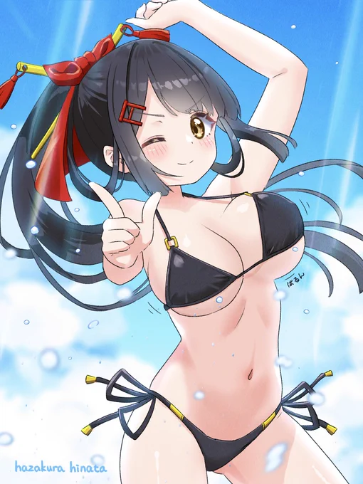 水着こよみちゃん#イラスト 