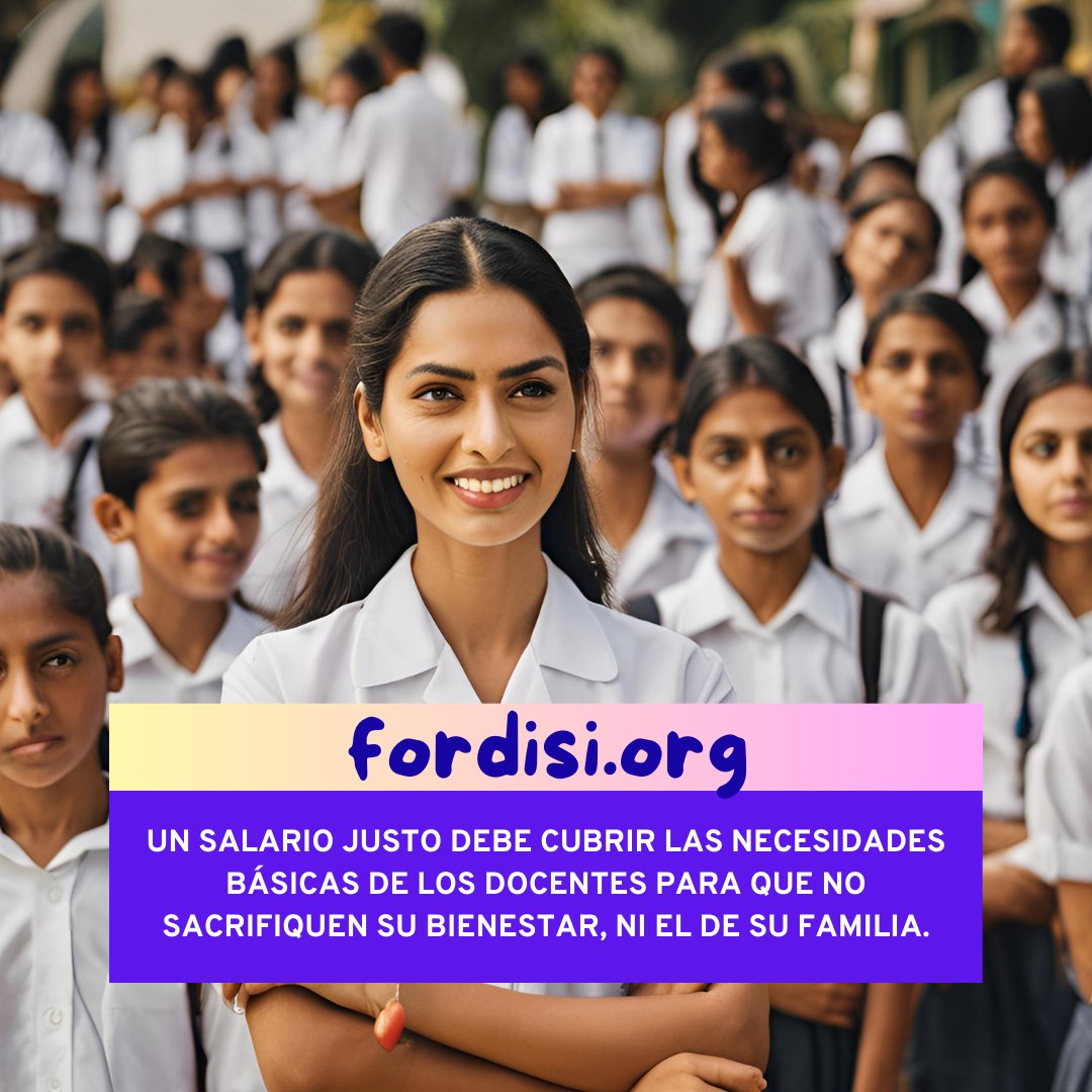 ¿Cómo podemos esperar que nuestros maestros dediquen su vida a educar a las futuras generaciones si no les proporcionamos los medios para vivir dignamente? 🍎📷

#SalarioJustoParaDocentes

#ContratoColectivoYa

#EducadoresUnidos

#DignidadMagisterial

#Art91CRBV

#GremioDocente