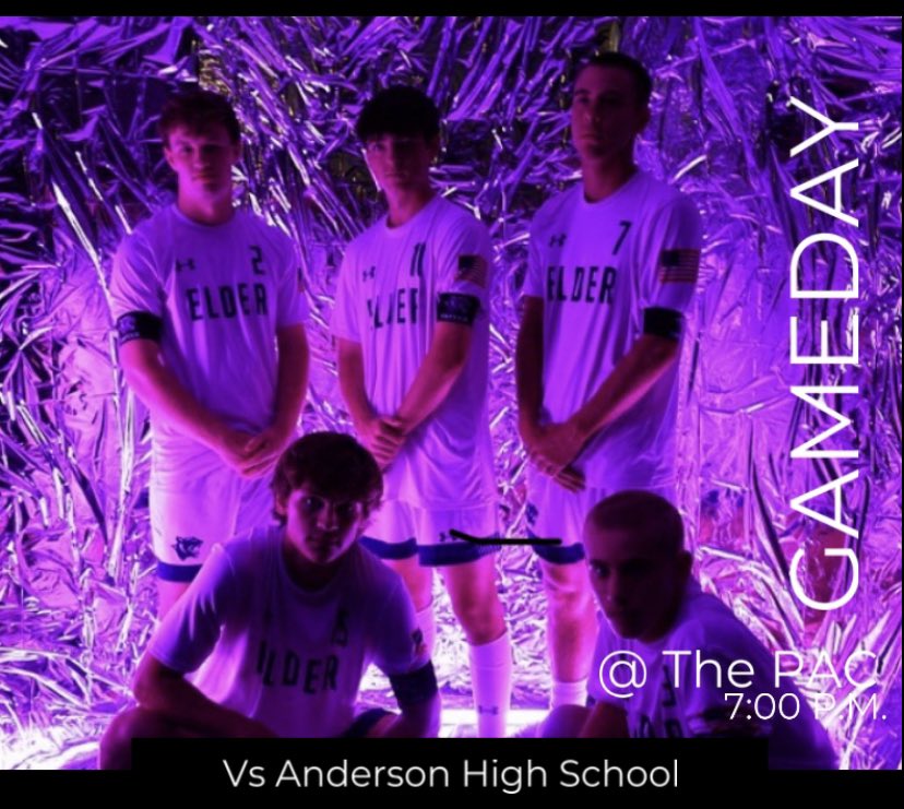 Elder Soccer (@elder_soccer) on Twitter photo Friday Night lights tonight! Season opener at the PAC 7pm! #PurpleOut
<a href="/ehsports/">Elder Panthers</a> <a href="/NewsElder/">Elder News Network</a> Friday Night lights tonight! Season opener at the PAC 7pm! #PurpleOut
<a href="/ehsports/">Elder Panthers</a> <a href="/NewsElder/">Elder News Network</a>