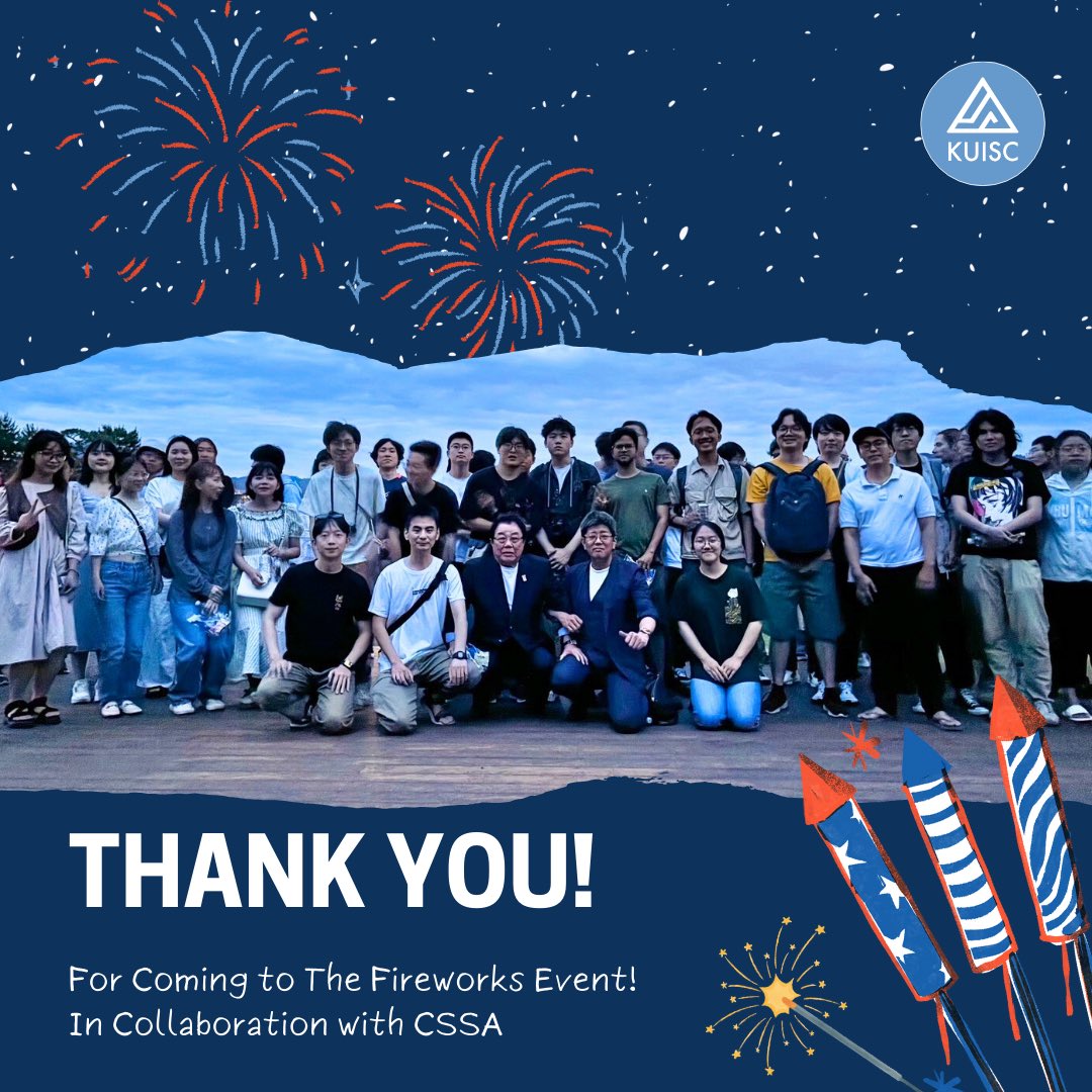 Kyodai_ISC's tweet photo. 先日、CSSA (Chinese Students and Scholars Association) の皆さんと花火をしました🎆
夏の風物詩を存分に楽しむことが出来ました😆
#KUISC https://t.co/bQIfmBUO7K