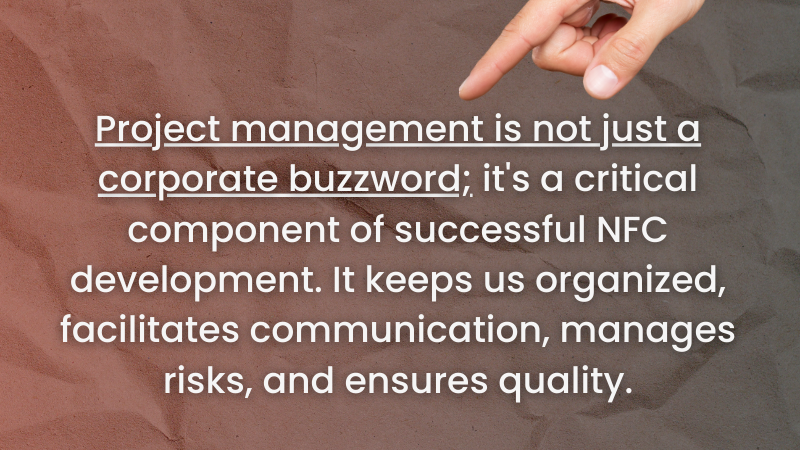 Ingenutec's tweet photo. Effective project management can make or break an NFC project. From tough lessons learned, I know it’s essential for success. Strong management keeps us organized and promotes teamwork. #ProjectManagement #NFC #Success https://t.co/70kMBCCgZK