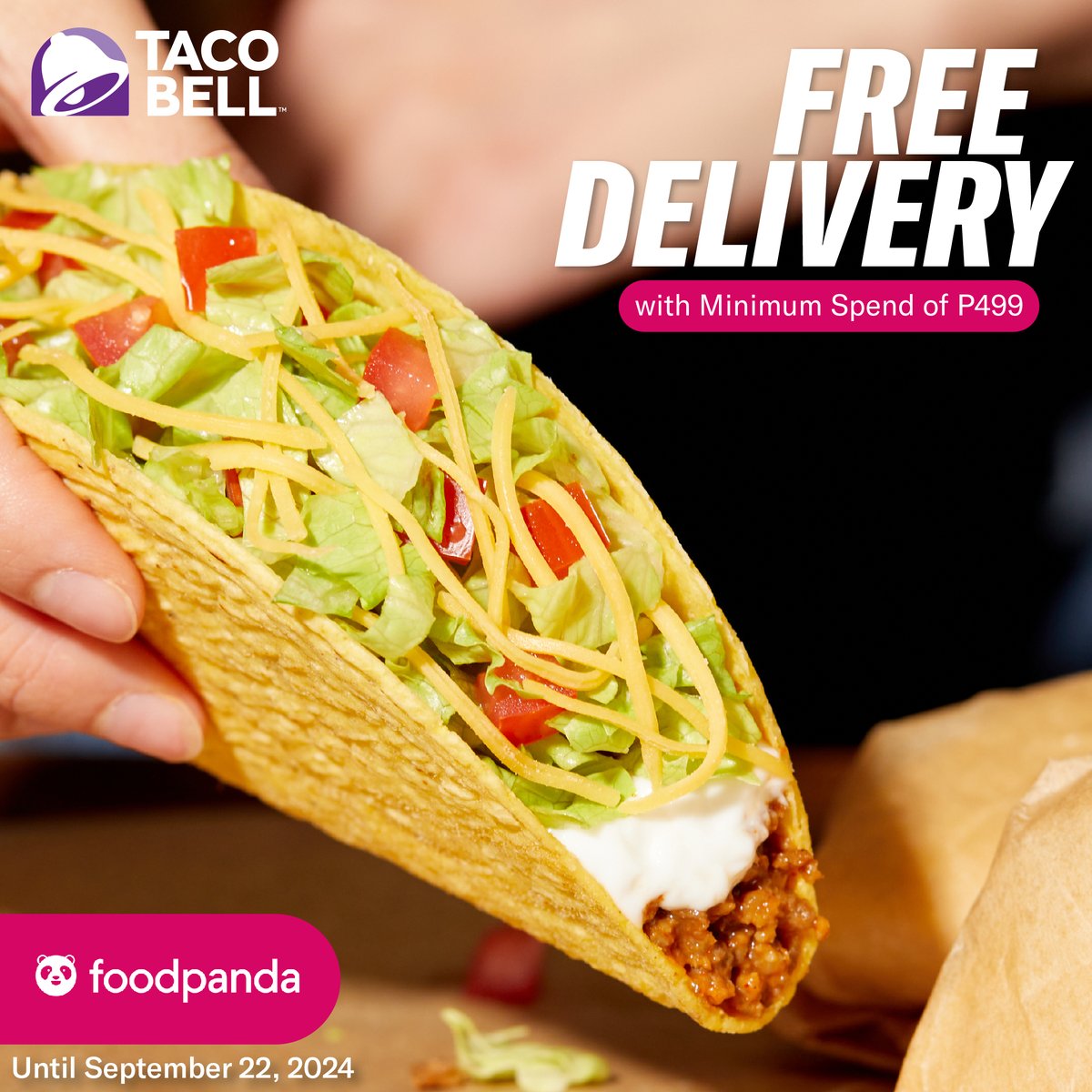 Free delivery on your cravings! Order now via foodpanda 💗