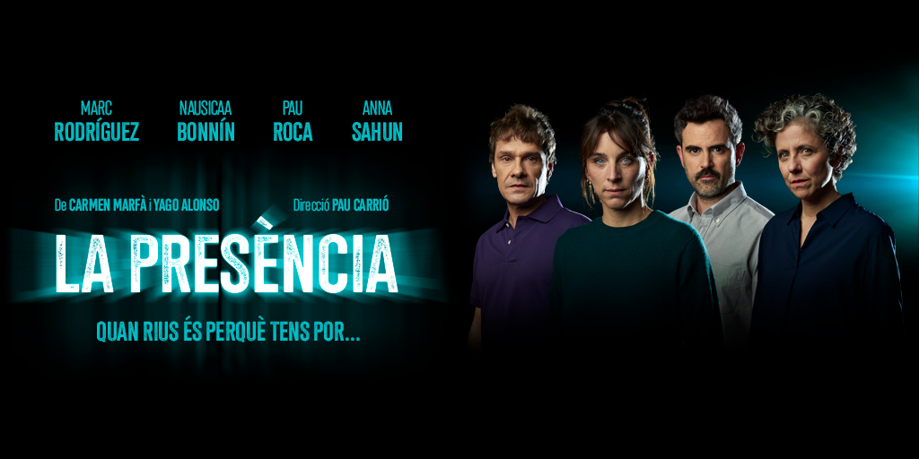 La_Villarroel's tweet photo. 📣 JA A LA VENDA!

#LaPresència, escrita per @carmenmarfavi i #YagoAlonso, dirigida per @paucarrio.

👻 L’obra es desenvolupa durant una nit de tempesta. Una nit plena d'adrenalina i comèdia en la qual els fantasmes d'una família sortiran a la llum.

🎟️ https://t.co/0sJI7MChuV https://t.co/ccZjTQ63NU