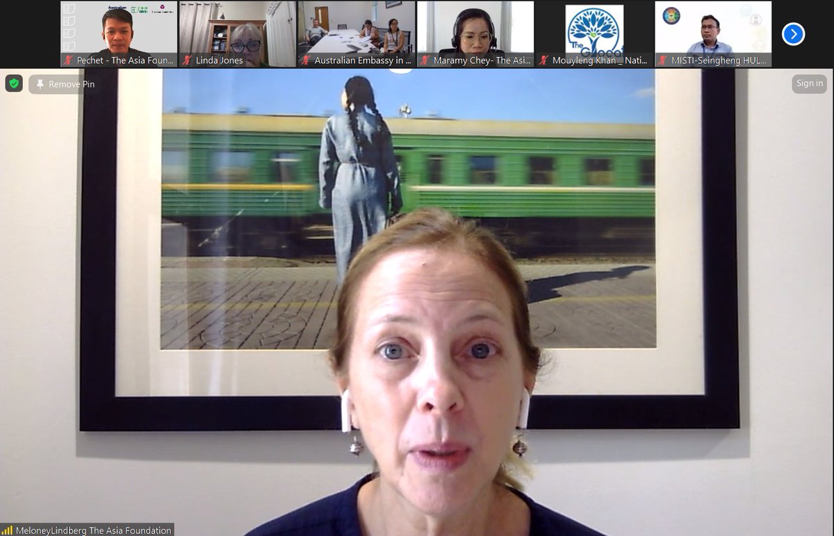 PonlokChomnes's tweet image. 💻 #PonlokChomnes held a virtual validation session on 16 Aug 2024 to present GEDSI analysis pre-findings, to gather stakeholders feedback.

#GEDSIAnalysis #PolicyProcess