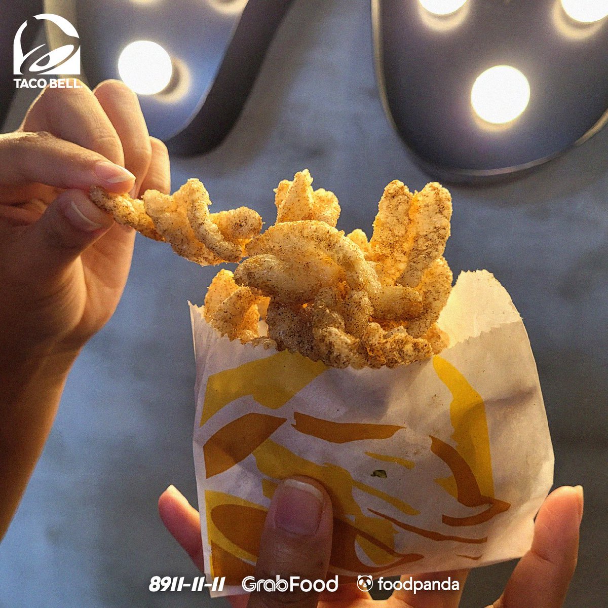 Need a sweet break? Try #TacoBellPHL cinnamon twists.