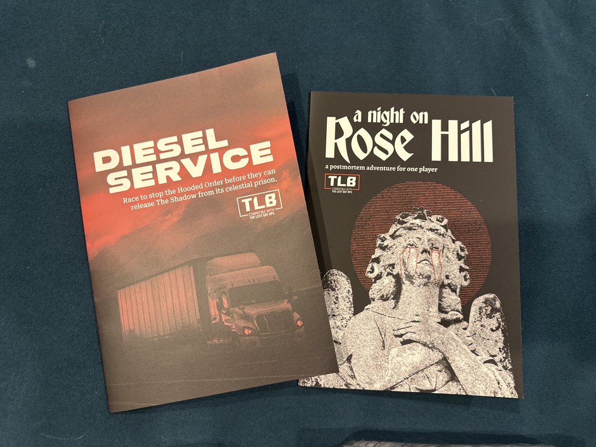 Lost Bay zines are in! Gonna be up on the website soon.