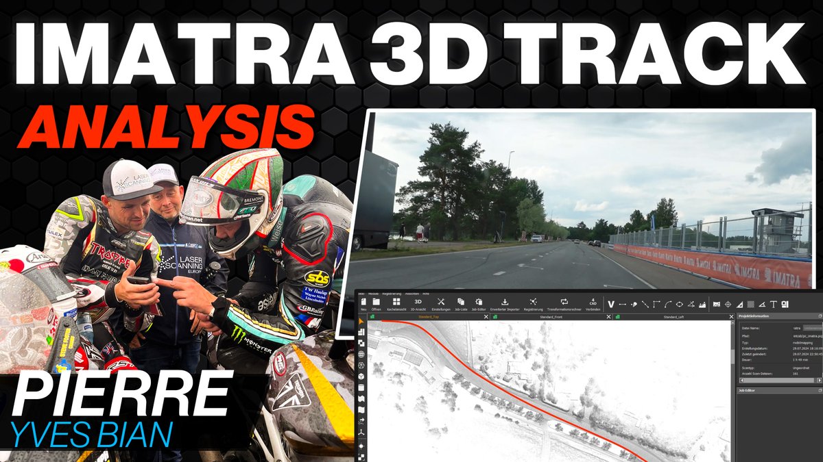 Laserscanningeu's tweet image. Track analysis with @PyvBian on the iconic #Imatra circuit! 🏁✅

🎬Watch now: youtu.be/v0McS8wvbt4 

#roadrace #scandata #trackanalyse #mobilemapping #racetrackscanning #racetrack