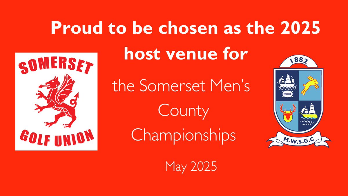 Minehead and West Somerset Golf Club (@mineheadwsgc) on Twitter photo Minehead and West Somerset Golf Club, proudly steeped in a rich heritage as the oldest links golf course in Somerset, is thrilled to announce that we have been selected to host the prestigious 2025 Menβs Somerset County Championship on Sunday 11th May 2025. <a href="/Somerset_G_U/">Somerset Golf Union</a> Minehead and West Somerset Golf Club, proudly steeped in a rich heritage as the oldest links golf course in Somerset, is thrilled to announce that we have been selected to host the prestigious 2025 Menβs Somerset County Championship on Sunday 11th May 2025. <a href="/Somerset_G_U/">Somerset Golf Union</a>